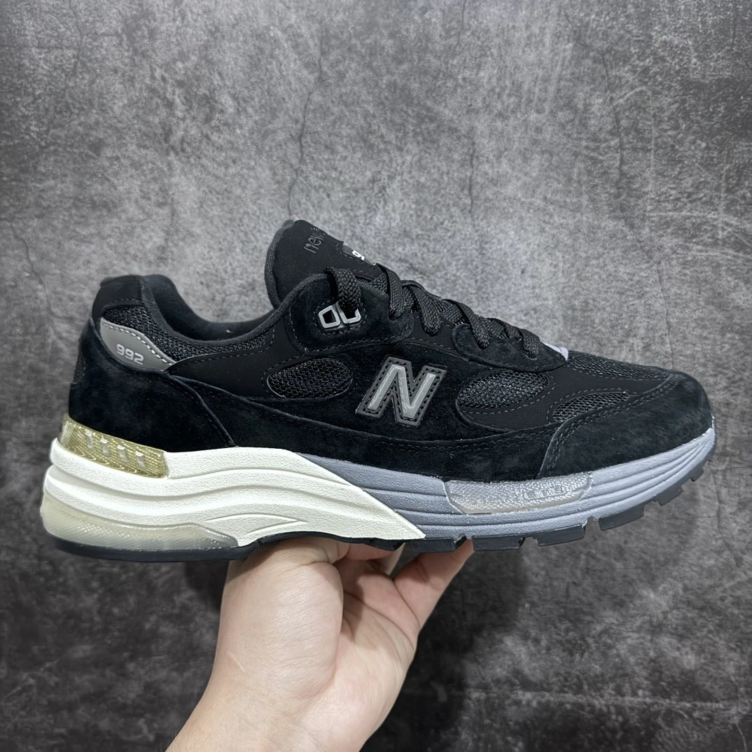 New Balance 992 Black Grey Lifestyle Sneakers