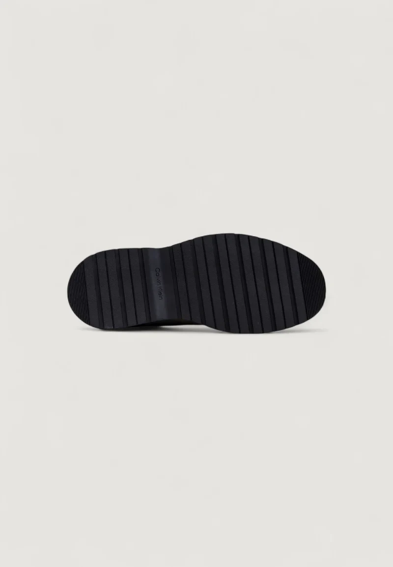 Calvin Klein Jeans Men's Grey Suede Ankle Boots for Winter