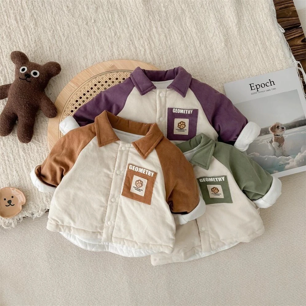 Toddler Boys & Girls Cotton Jacket | Cozy Hooded Winter Coat