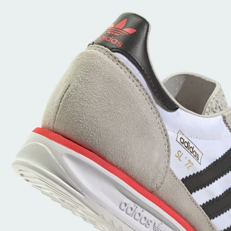 Adidas Men’s White Suede & Nylon Sneakers