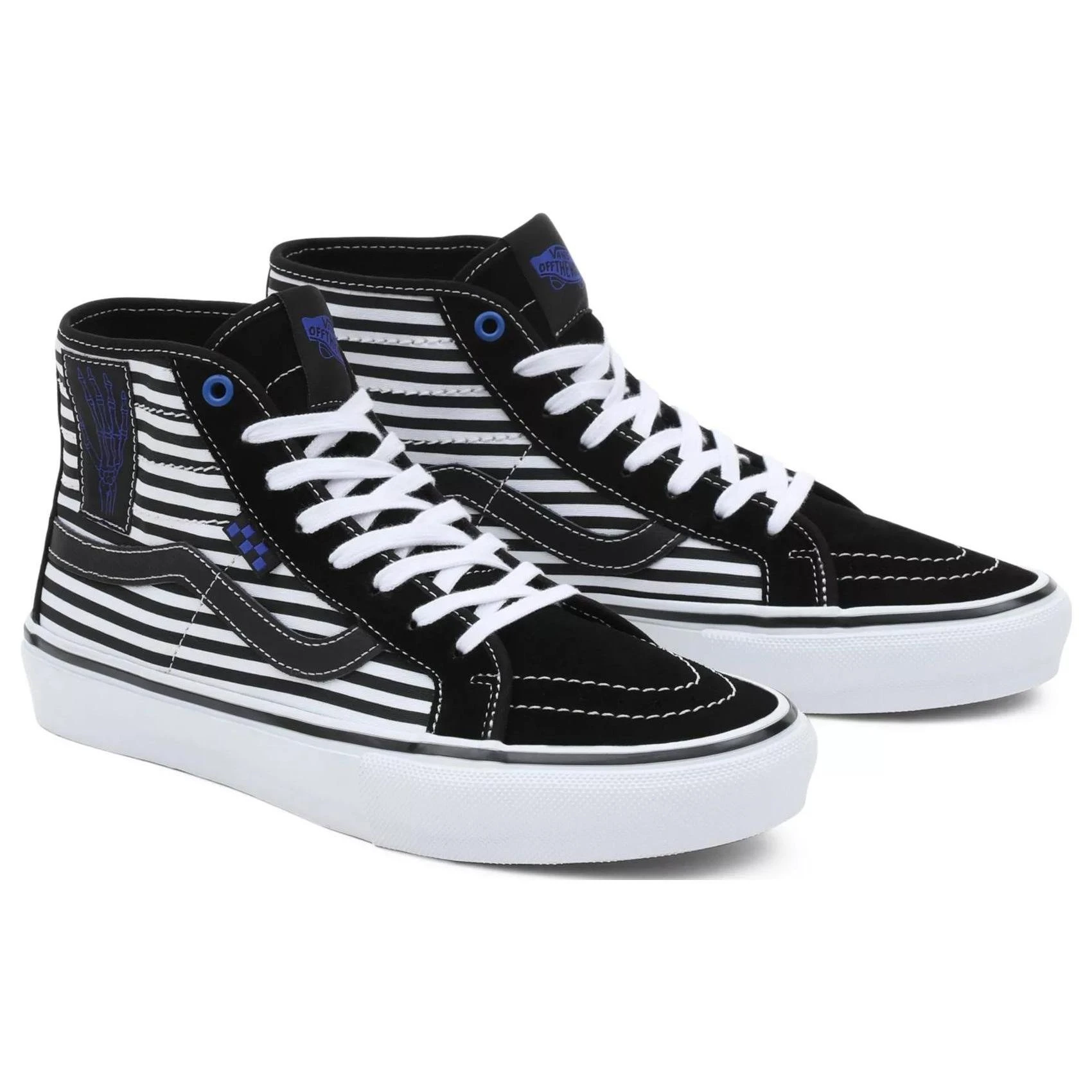 Vans Men’s Black Striped Leather Sneakers