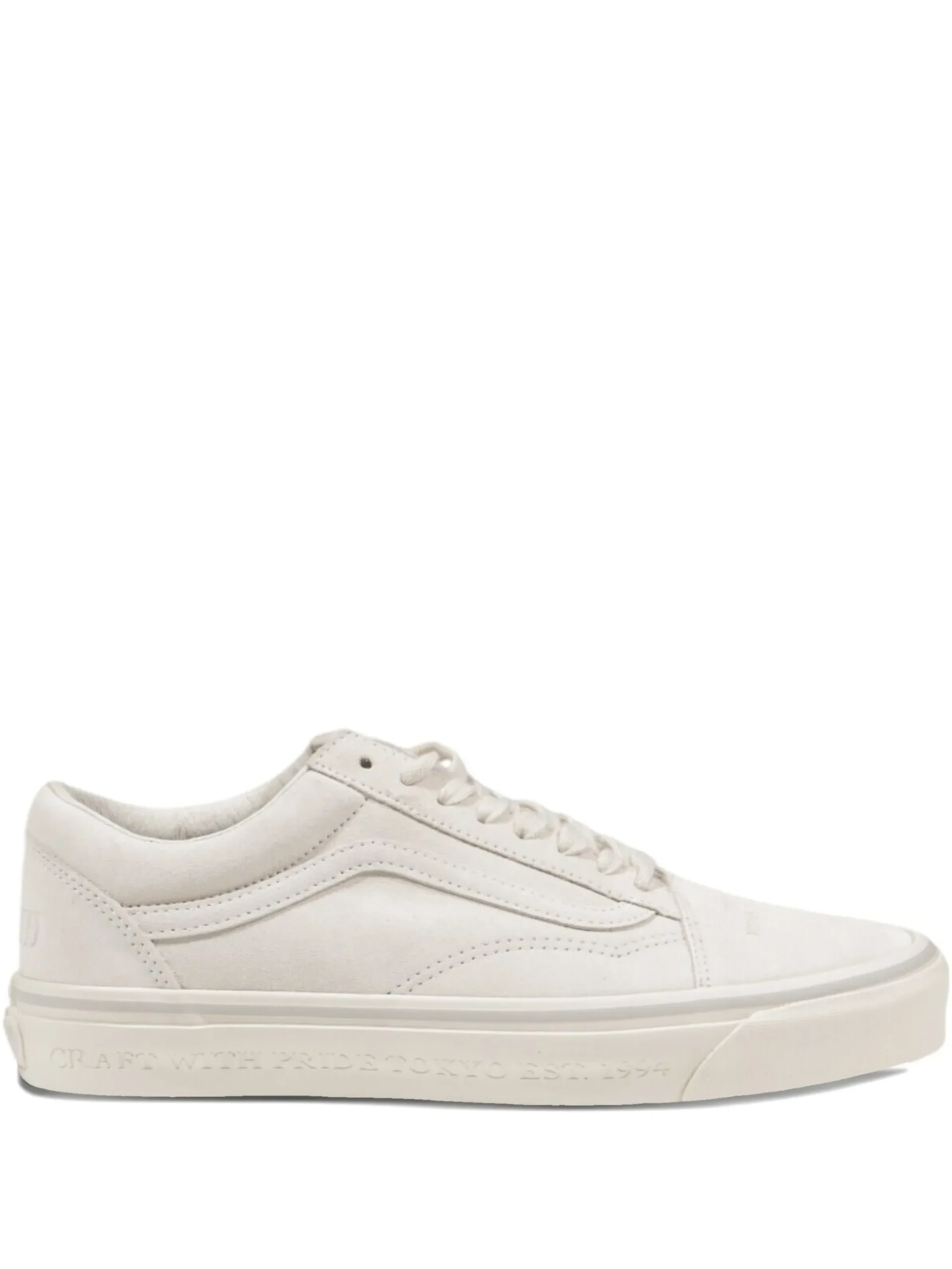 Vans Men's Beige Leather Sneakers - Stylish and Durable