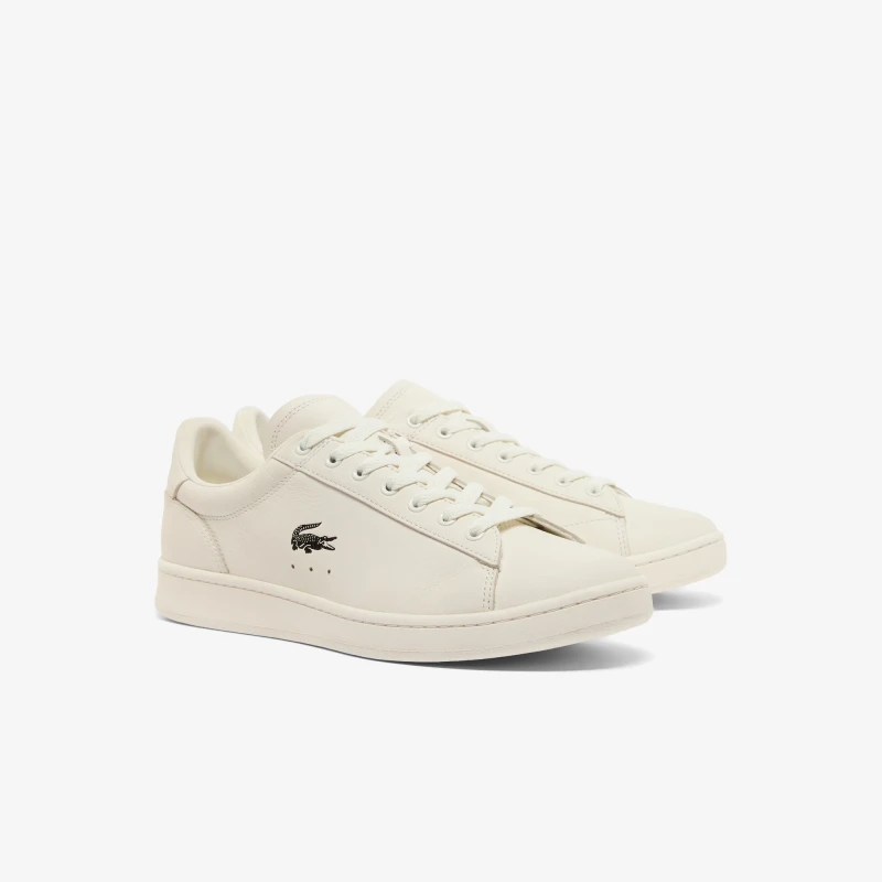 Lacoste Men’s White Leather Sneakers