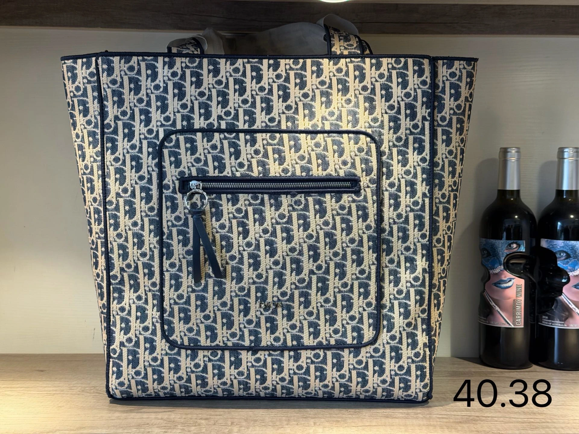 Dior Monogram Canvas Large Tote Bag - Authentic Designer Luxury