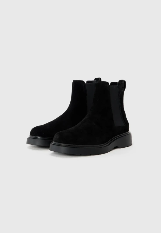 Calvin Klein Jeans Blue Suede Ankle Boots