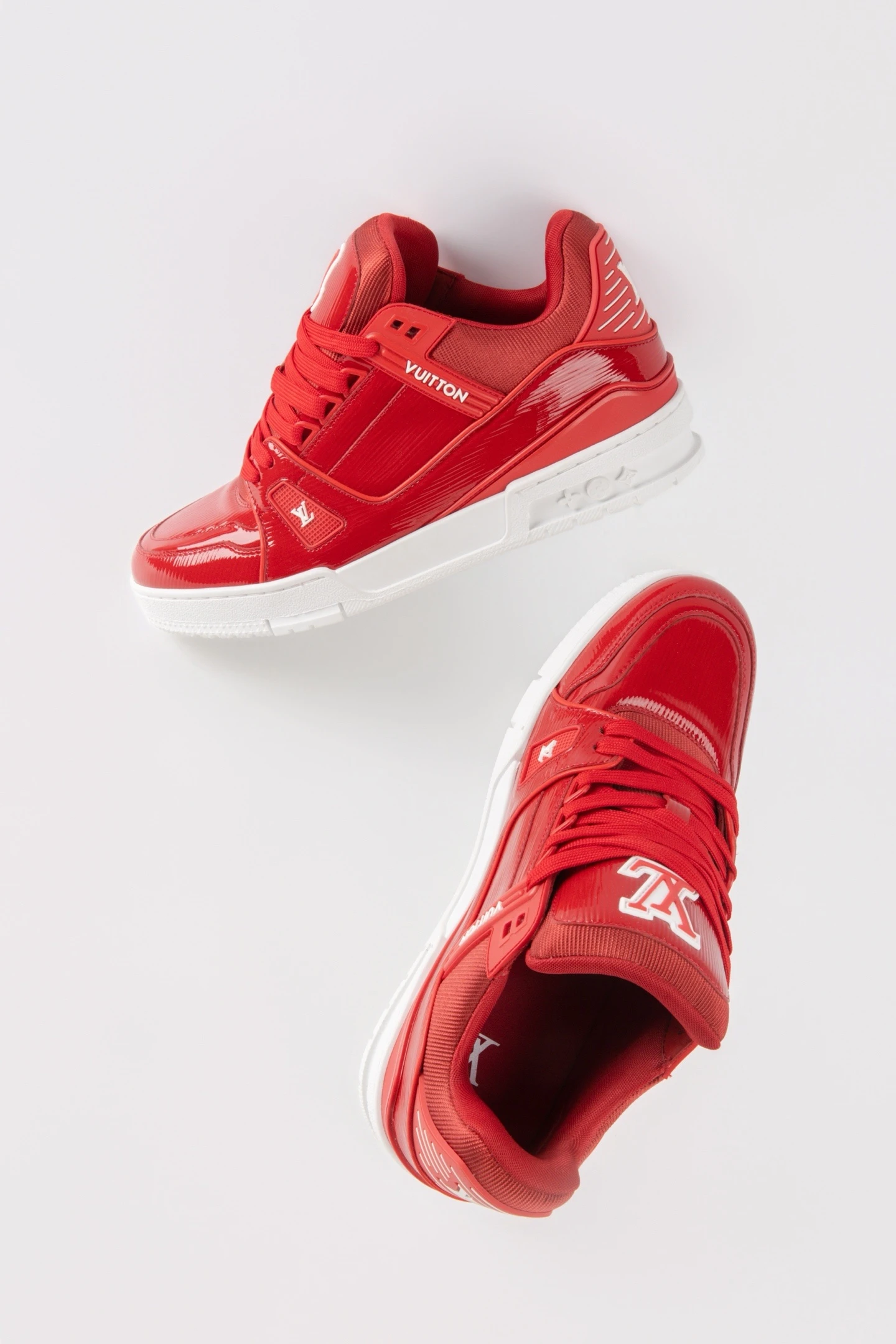 LV RK Batch Trainer Red Sneakers - Authentic & Stylish Designer Footwear