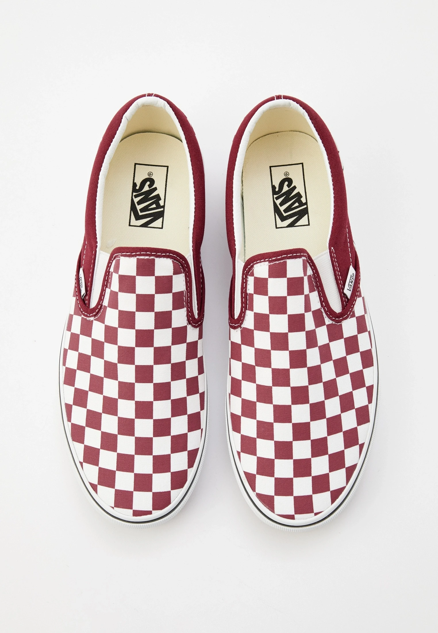 Vans Men’s Red Checked Moccasin – Classic Comfort Meets Street Style