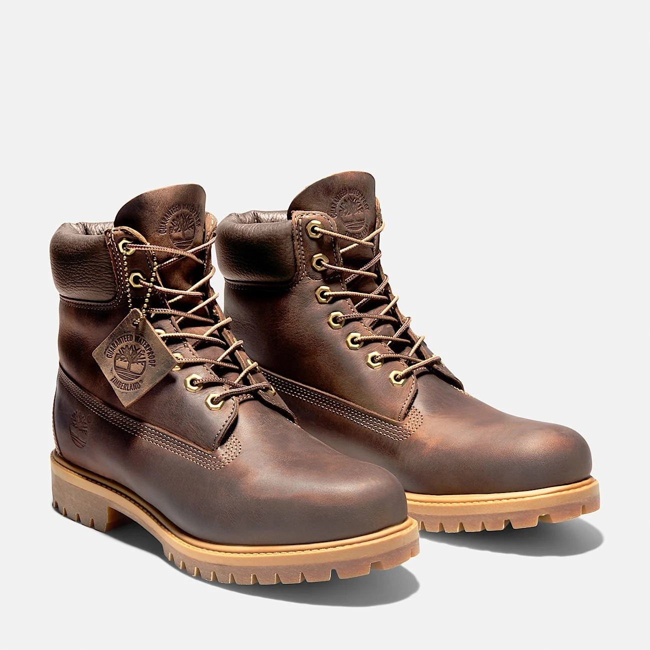 Timberland Men's Winter Brown Leather Ankle Boots