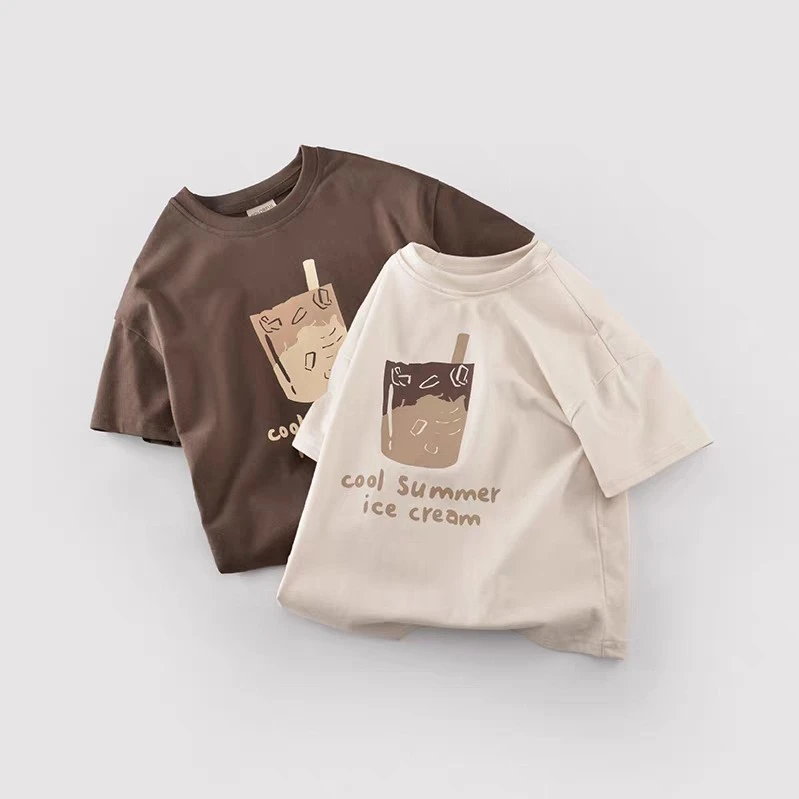 Toddlers & Kids Cute & Comfy Short Sleeve T-Shirts | Soft Cotton Tops