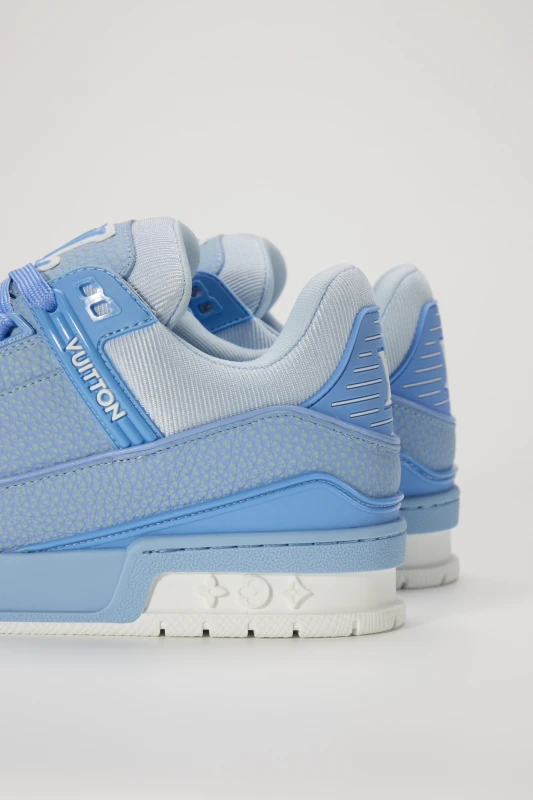 Louis Vuitton Sky Blue Luxury Low-Top Sneakers