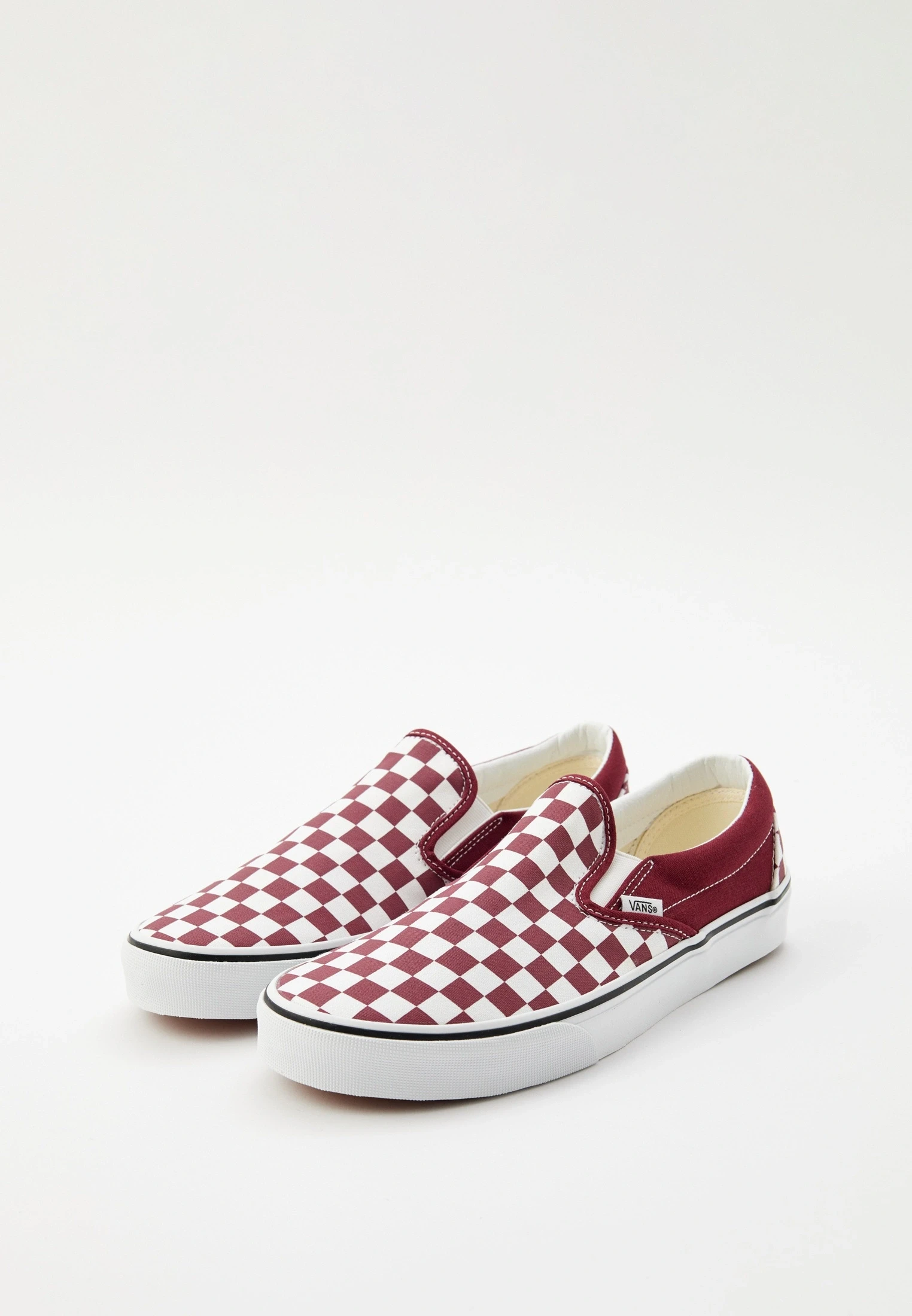 Vans Men’s Red Checked Moccasin – Classic Comfort Meets Street Style