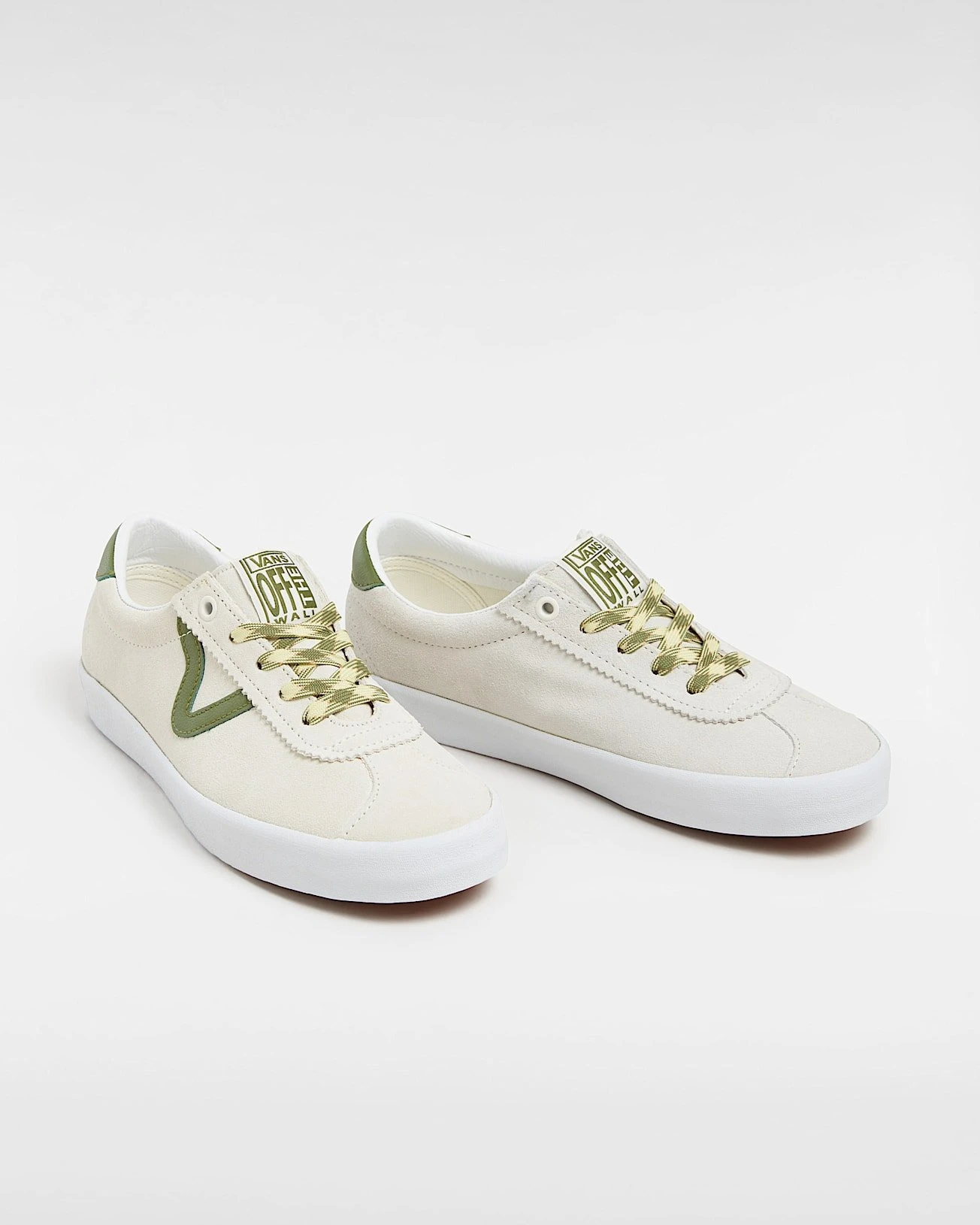 Vans Men’s Grey Suede Lace-Up Sneakers