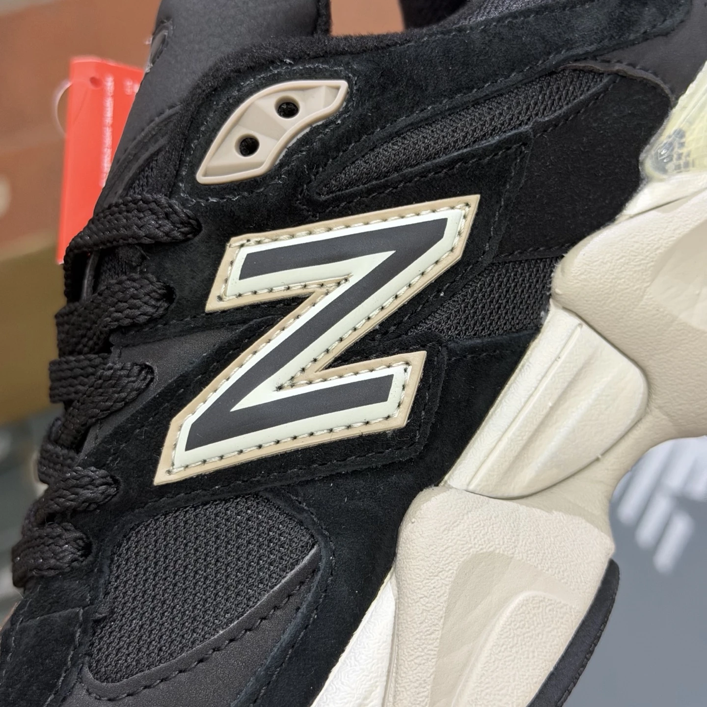 New Balance Triple Black & Cream Chunky Runner Sneakers