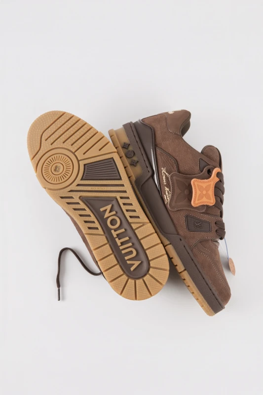 Louis Vuitton Chocolate Brown Luxury Sneakers