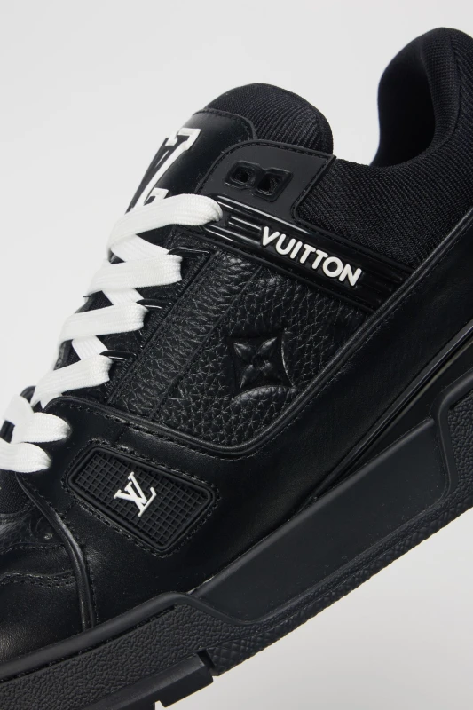 Louis Vuitton Black Monogram Luxury Sneakers