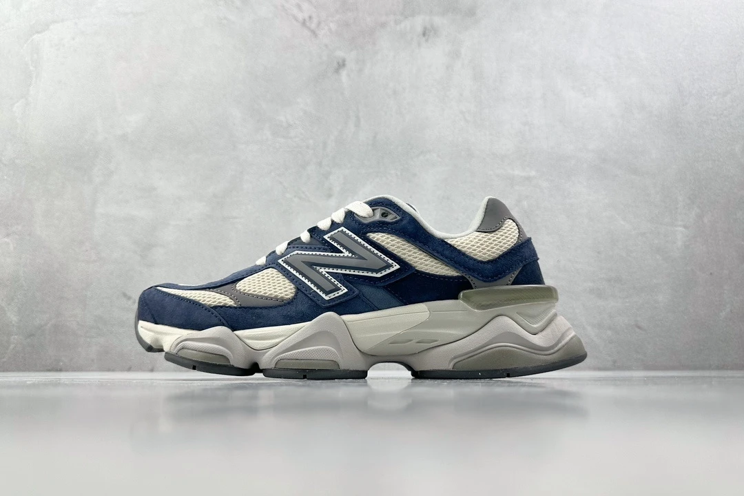 New Balance Blue White Chunky Sneakers