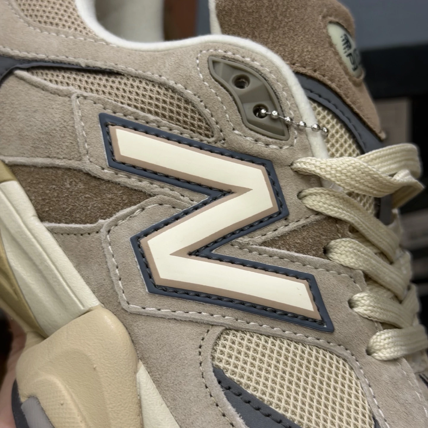 New Balance Beige, Grey & Sand Chunky Runner Sneakers