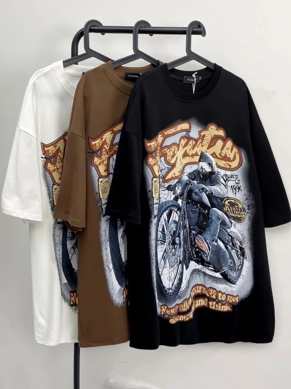 Vintage Washed Oversized Graphic T-Shirt | Unisex Retro Short Sleeve Tee