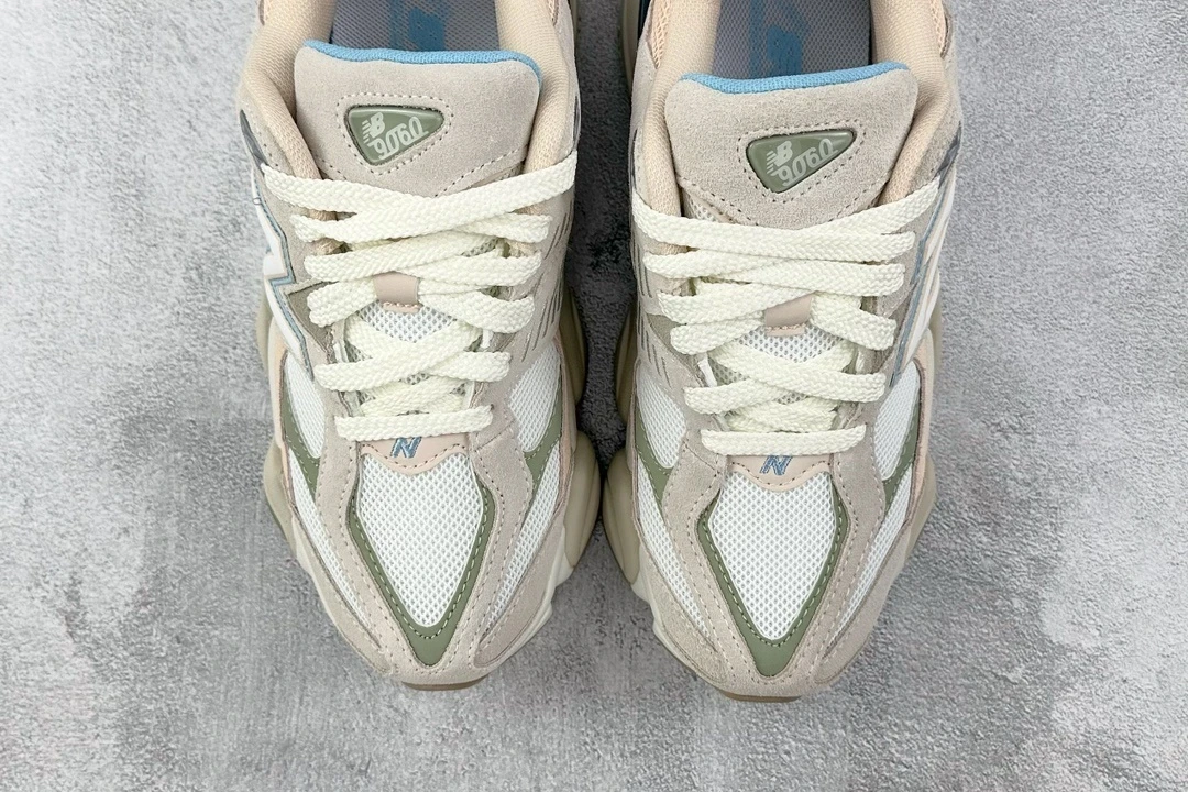New Balance Pastel Cream Chunky Sneakers