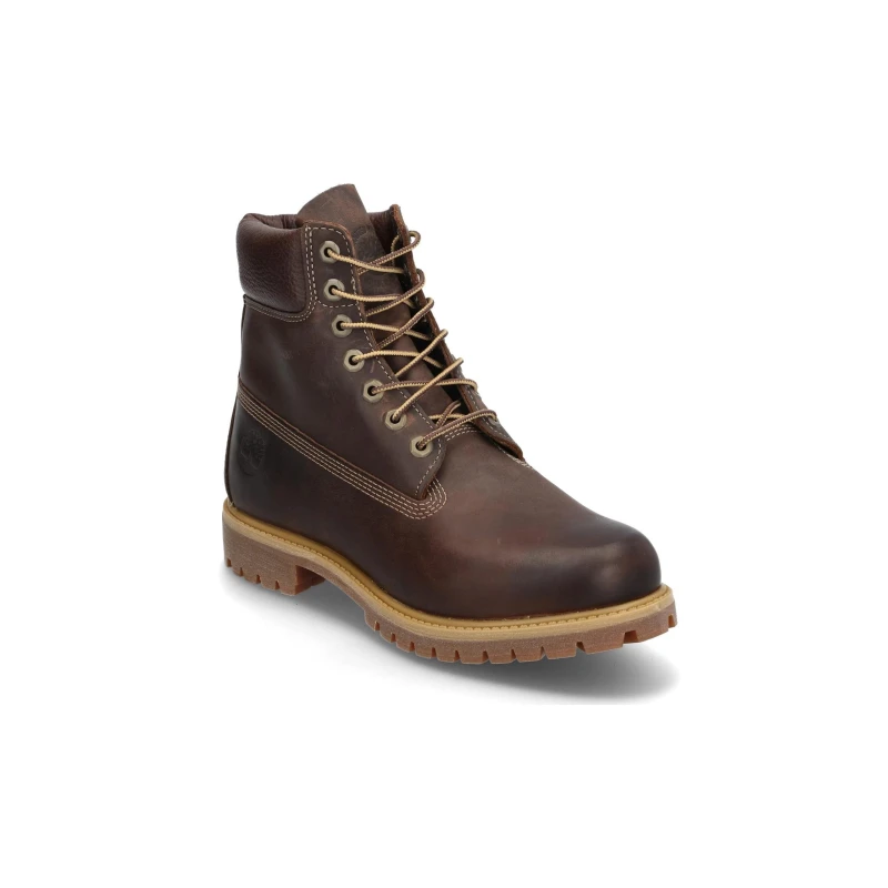 Timberland Men's Brown Ankle Boots – Durable Leather & Fabric Construction