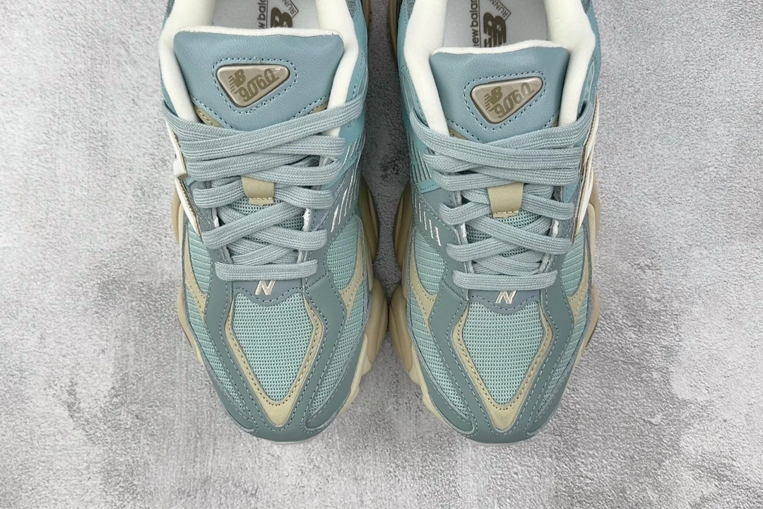 New Balance Mint Beige Chunky Sneakers
