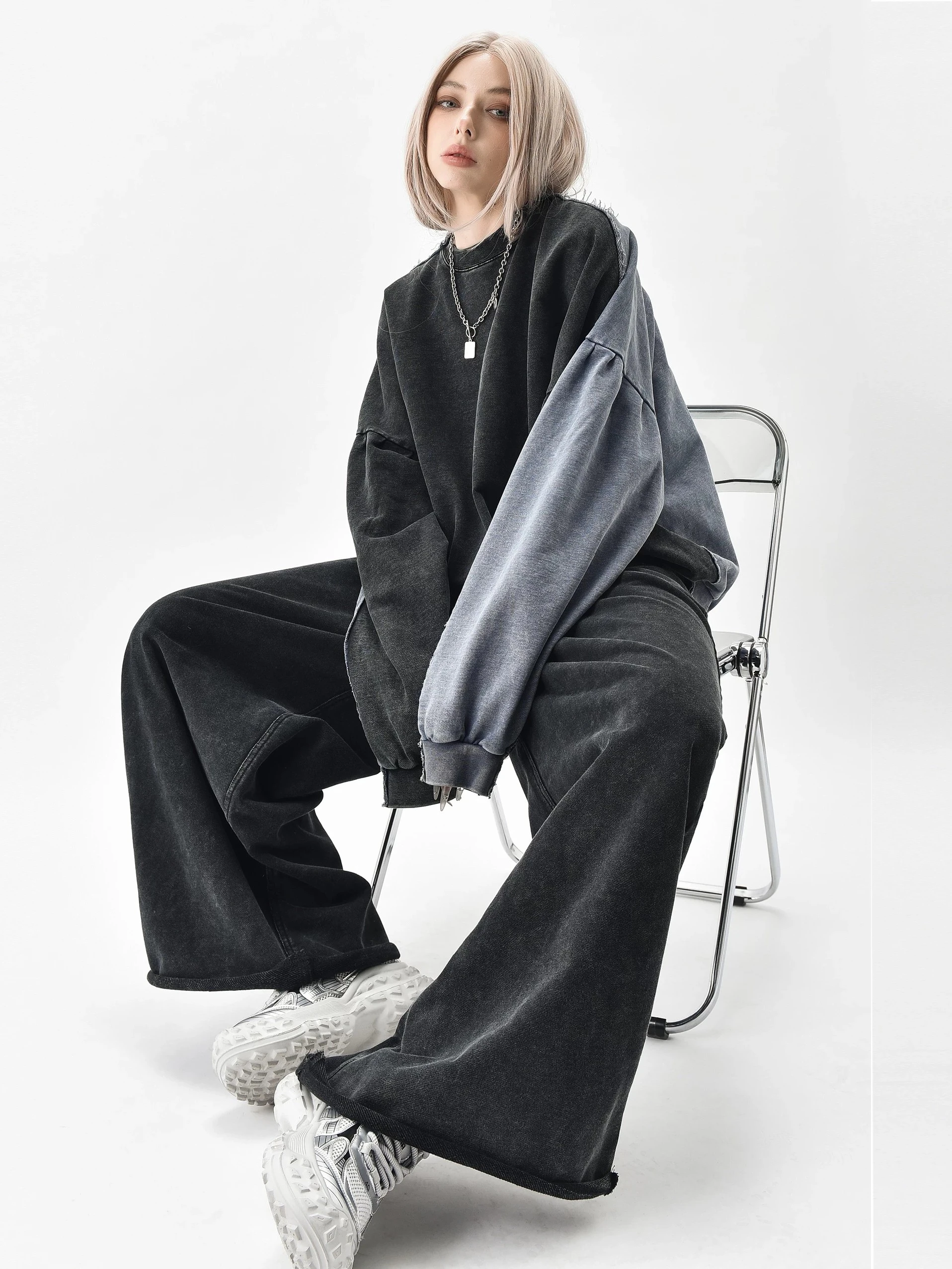 Women's Oversized Cozy Knit Sweater - Relaxed Fit, Soft & Warm