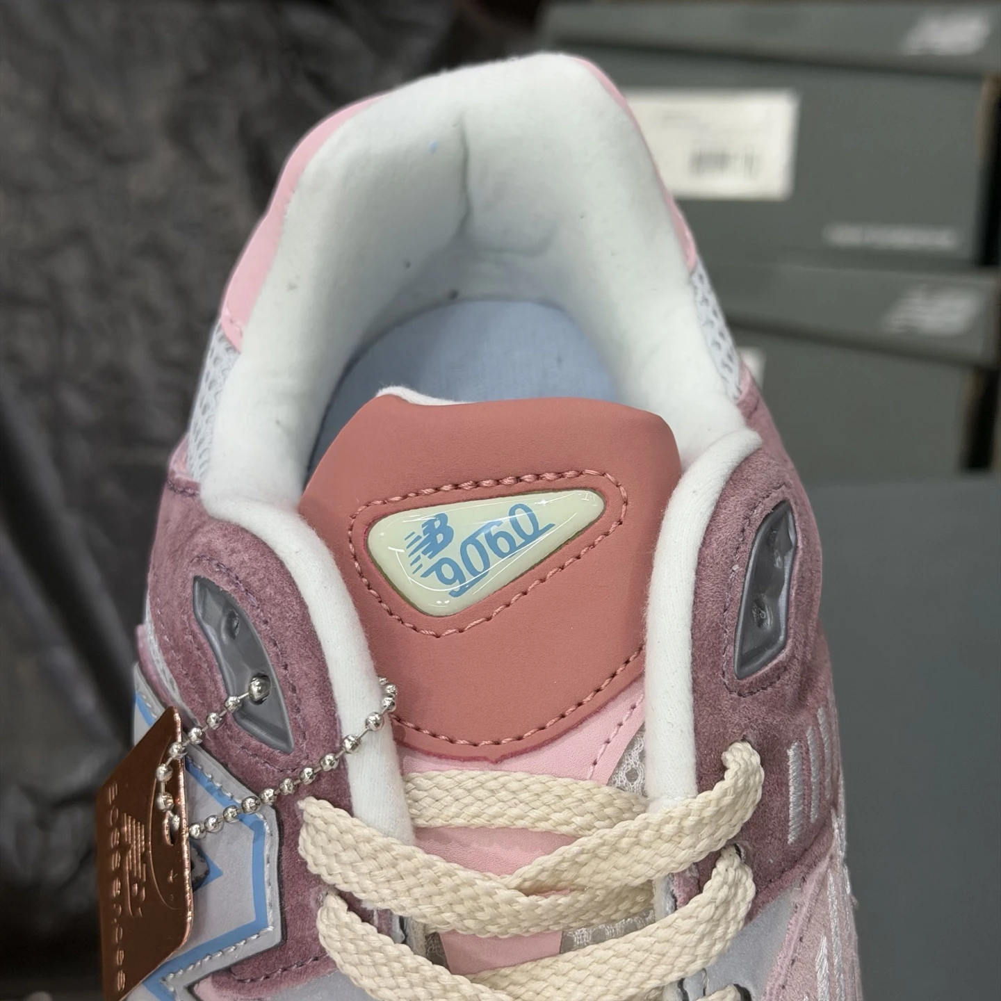New Balance Chunky Runner Sneakers – Pink, White & Sky Blue