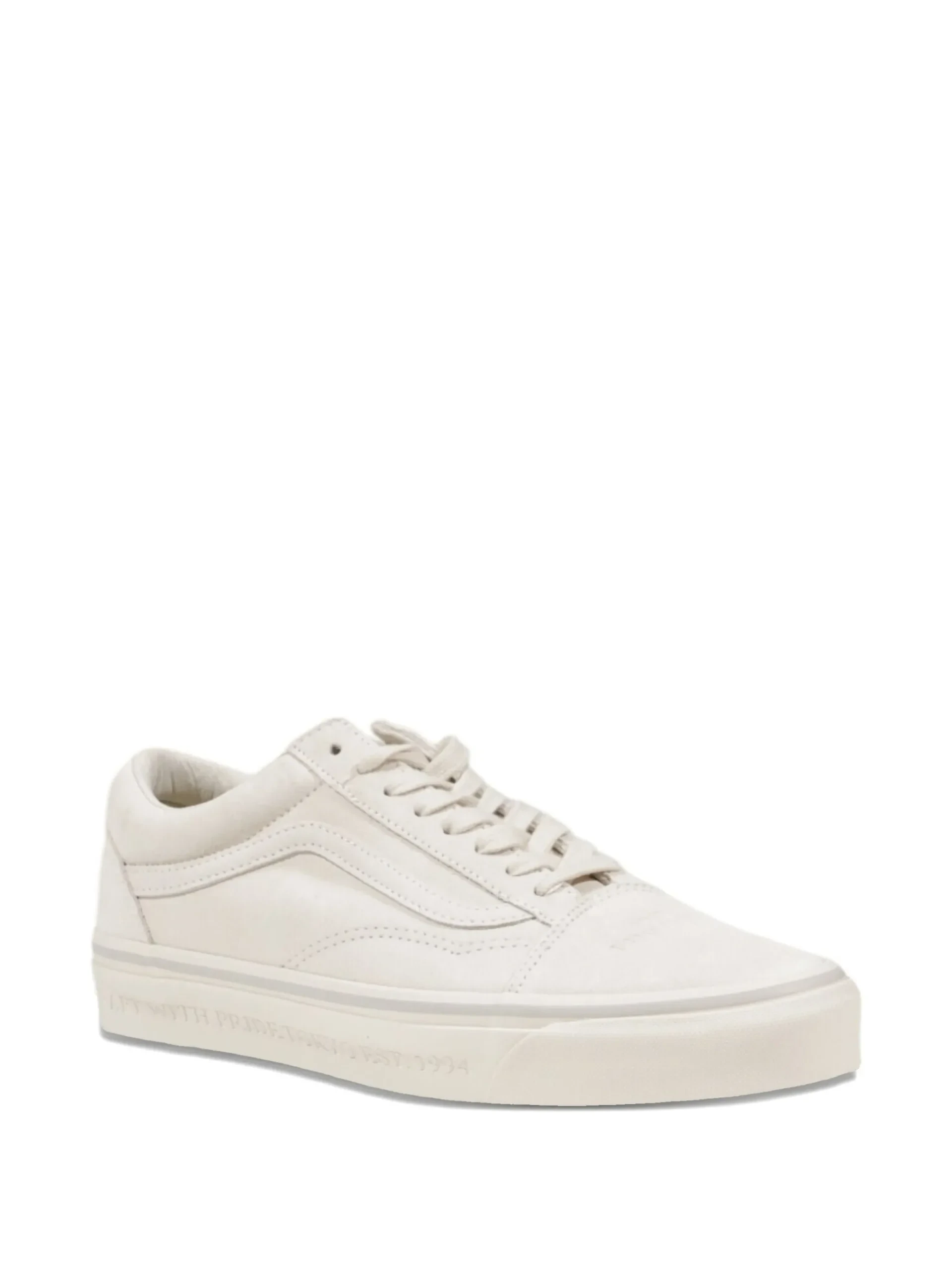 Vans Men's Beige Leather Sneakers - Stylish and Durable