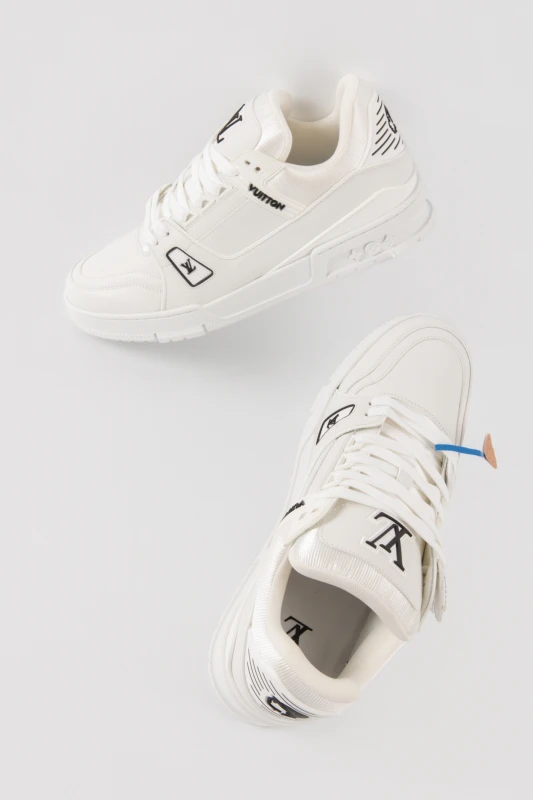 Louis Vuitton White Shadow Luxury Sneakers