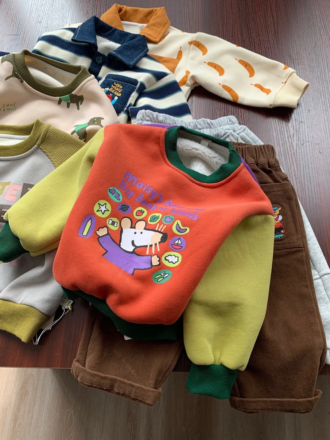 Cozy Knit Sweater & Pants Set for Kids - Soft Cotton Blend