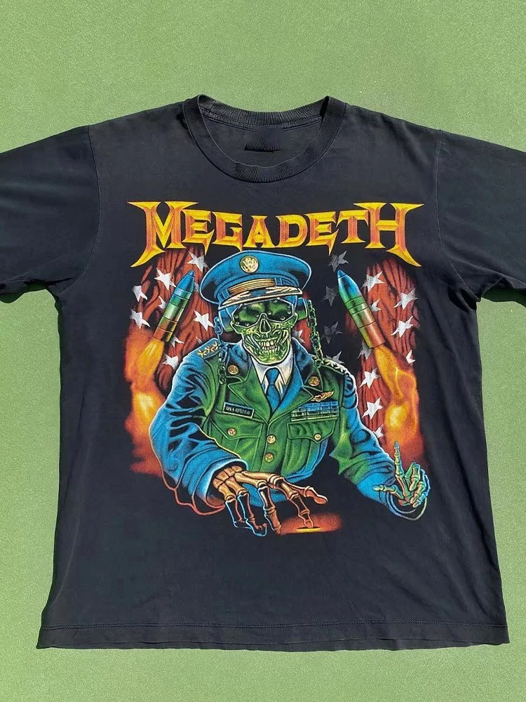 American Retro Heavy Metal T-Shirt - Vintage Rock Band Tee