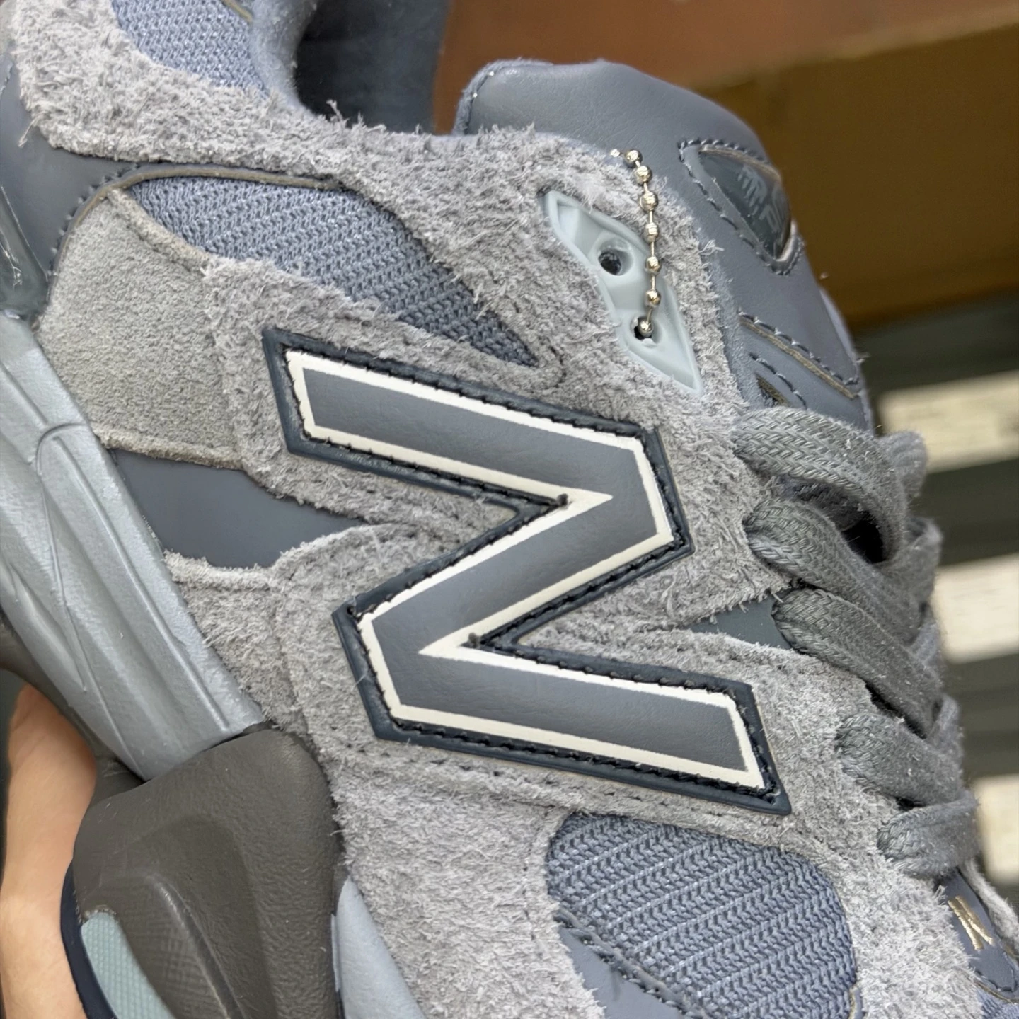 New Balance 9060 “Storm Frost” Chunky Sneakers – Blue Grey  Colors