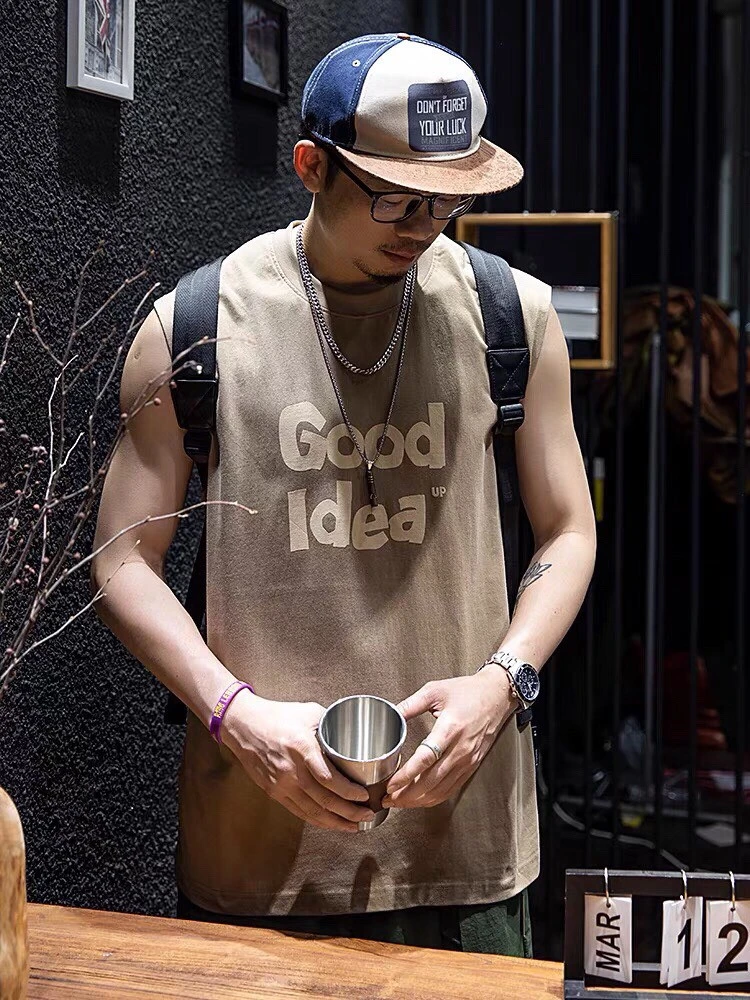 Men's Sleeveless Athletic Tank Top for Gym, Workout & Casual Fitness