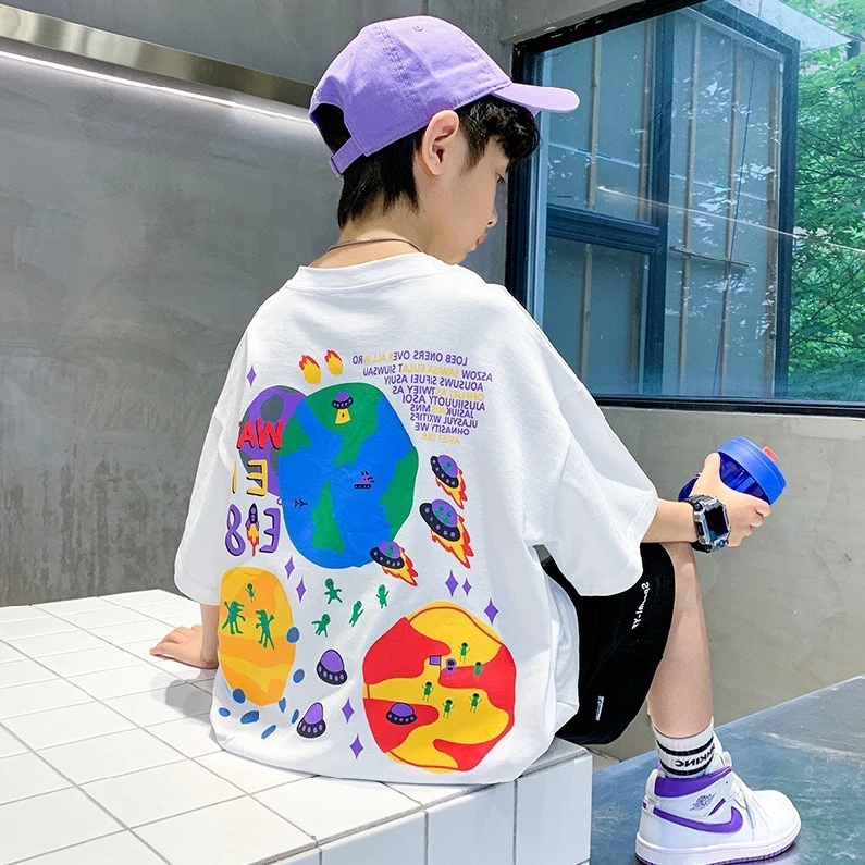 Kids Short Sleeve T-Shirts - Soft Cotton, Fun Prints & Colors - Boys & Girls Apparel