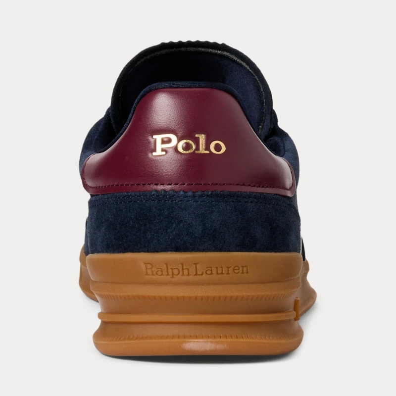 Ralph Lauren Men's Blue Suede Sneakers