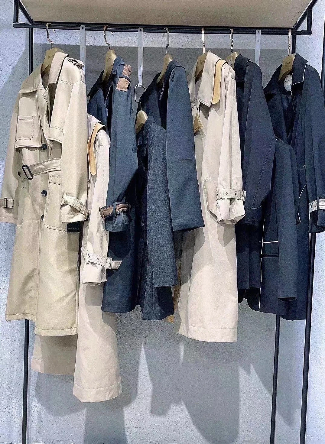 Classic Women's Trench Coat - Timeless Double-Breasted Waterproof Outerwear