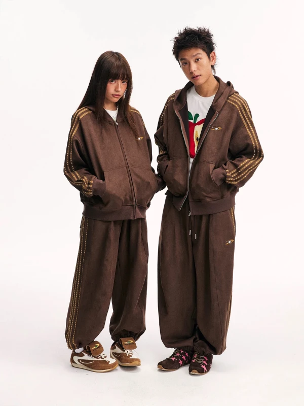Men's Cozy Fleece Sweatsuit Set - Athletic Hoodie & Jogger Pants