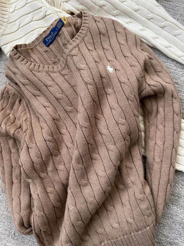 Ralph Lauren Men's Classic Crew Neck Merino Wool Sweater