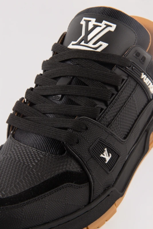Louis Vuitton Black Caramel Luxury Sneakers