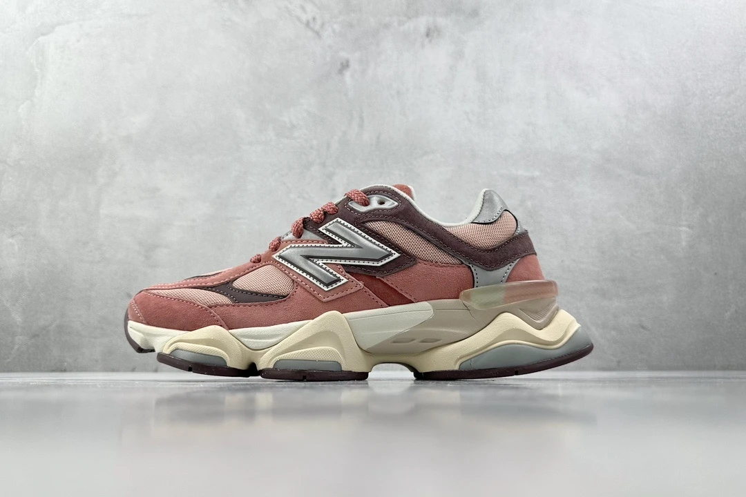 New Balance 9060 Dusty Rose Mauve Chunky Sneakers – Premium Retro Running Inspired Lifestyle Shoes With ABZORB Comfort For Men & Women