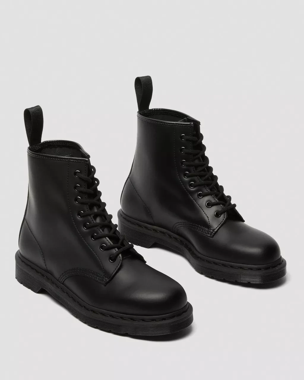 Dr. Martens Men’s Black Leather Lace-Up Boots
