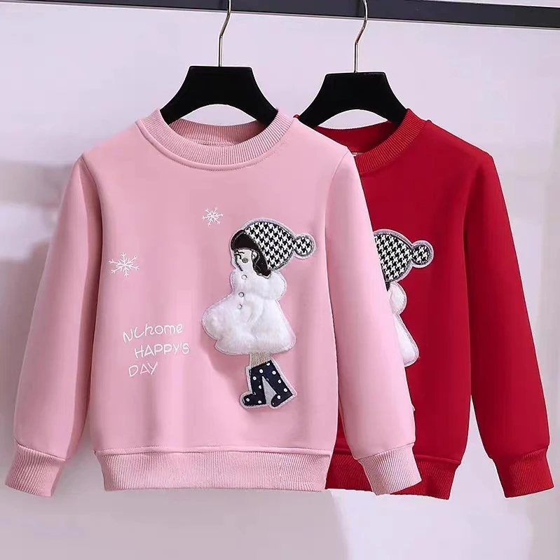 Big Kids' Comfy Round Neck Sweatshirt - Soft Fleece Pullover for Everyday Wear