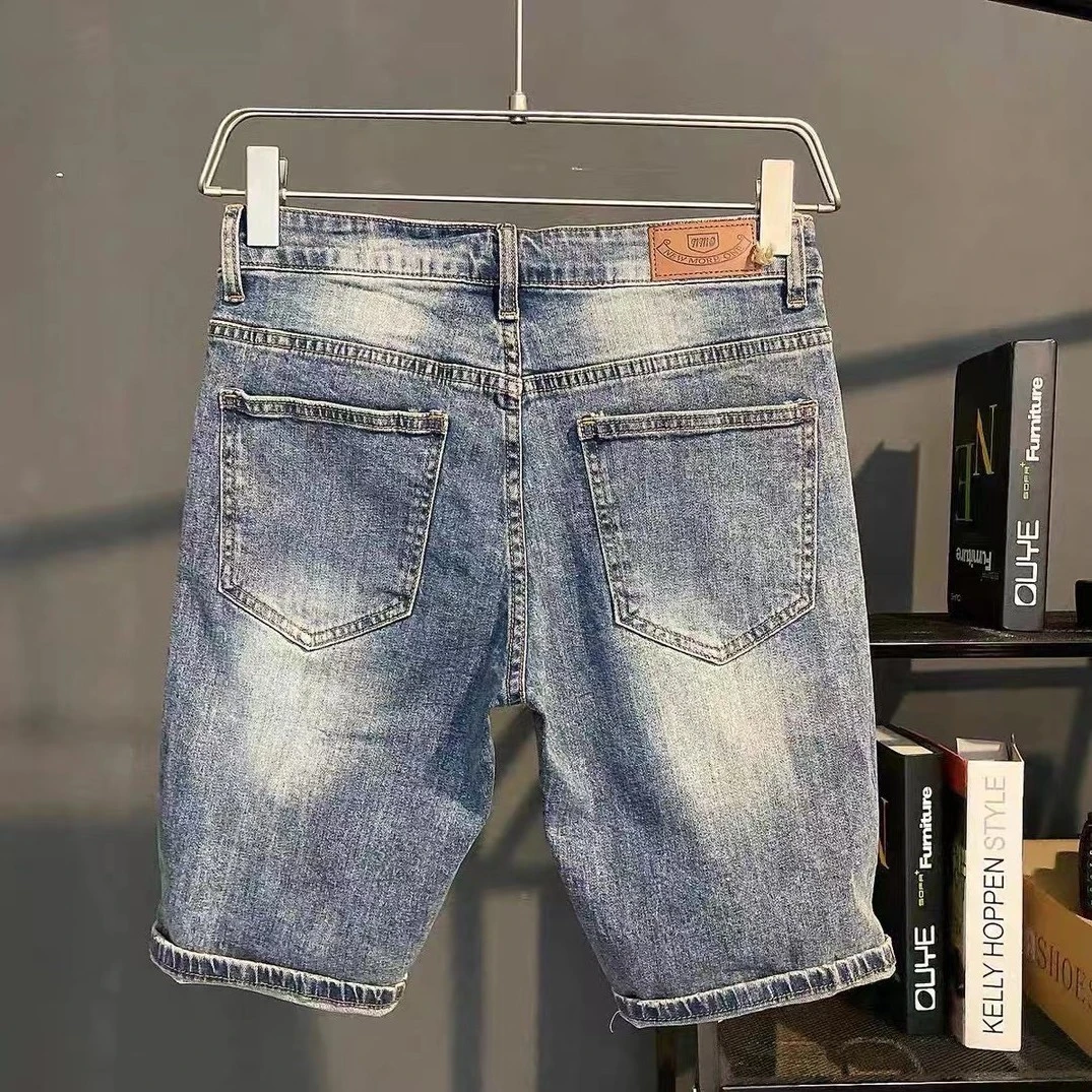 Men's Distressed Ripped Denim Shorts | Casual Jean Shorts