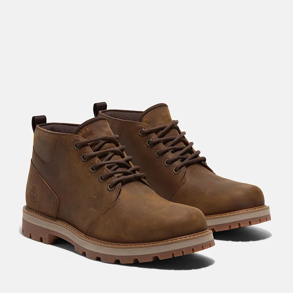 Timberland Men’s Classic Brown Leather Ankle Boots
