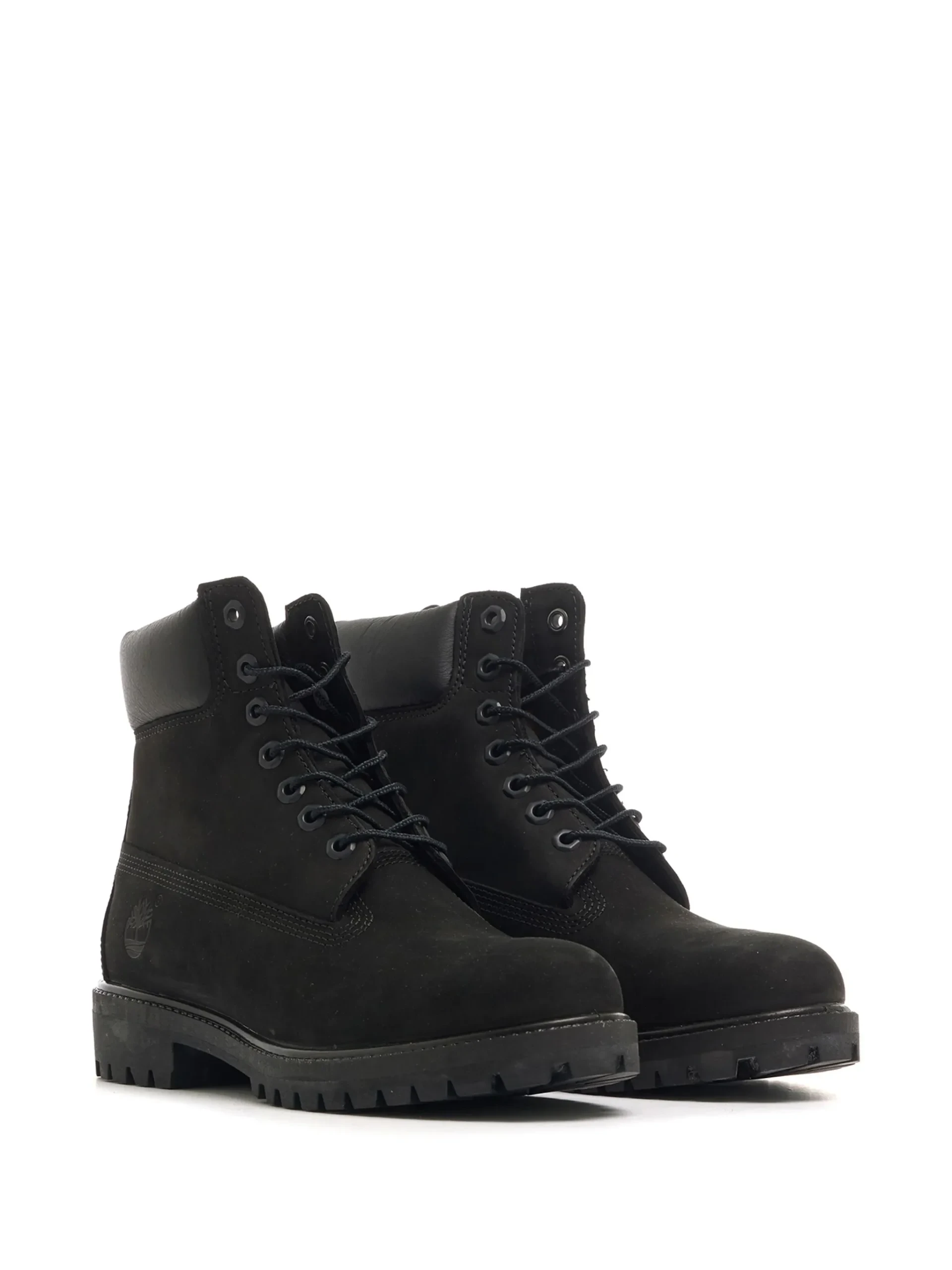Timberland Men's Classic Black Leather Lace-Up Boots