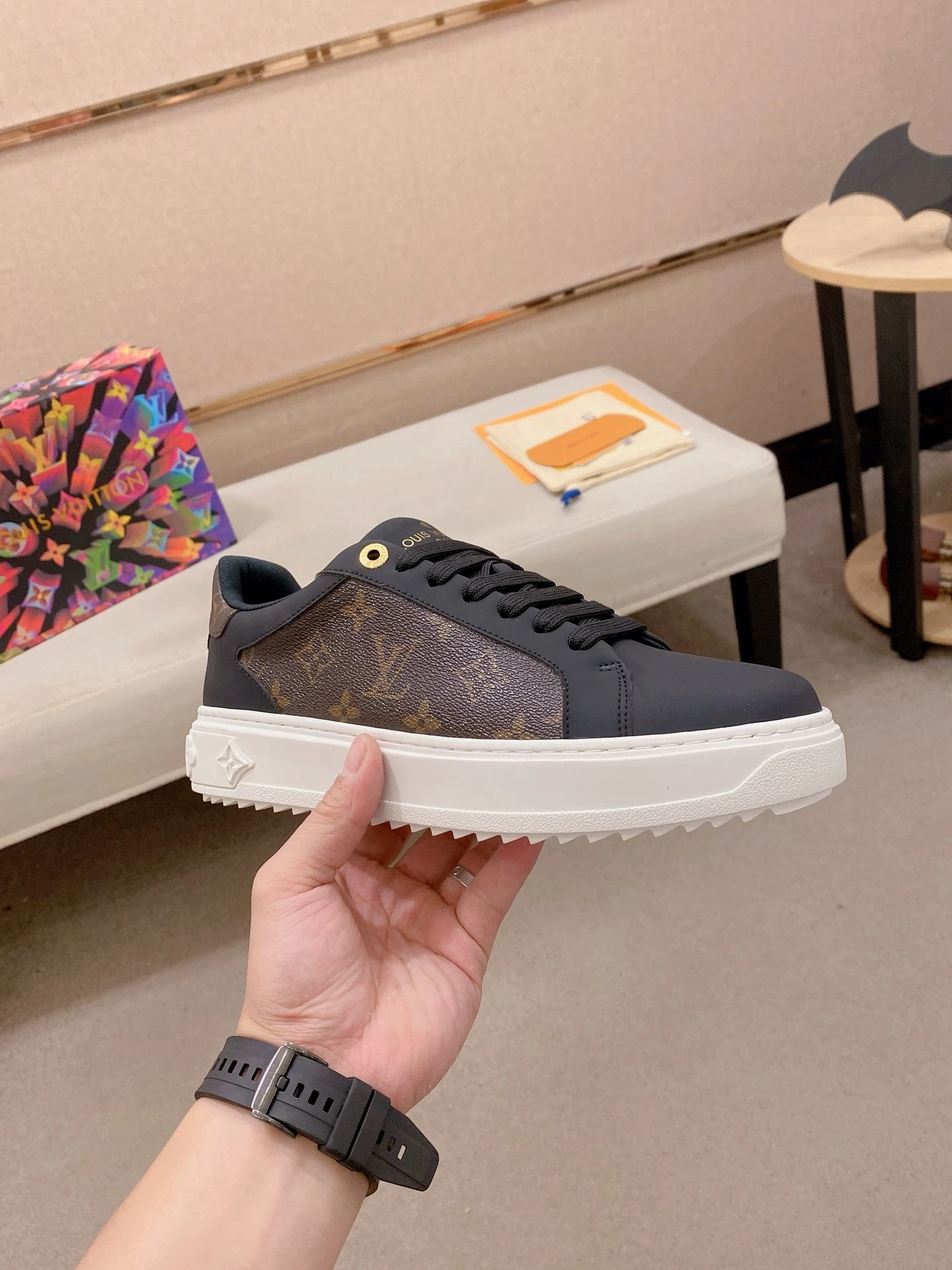Louis Vuitton Monogram Sneakers - Luxury Designer Footwear