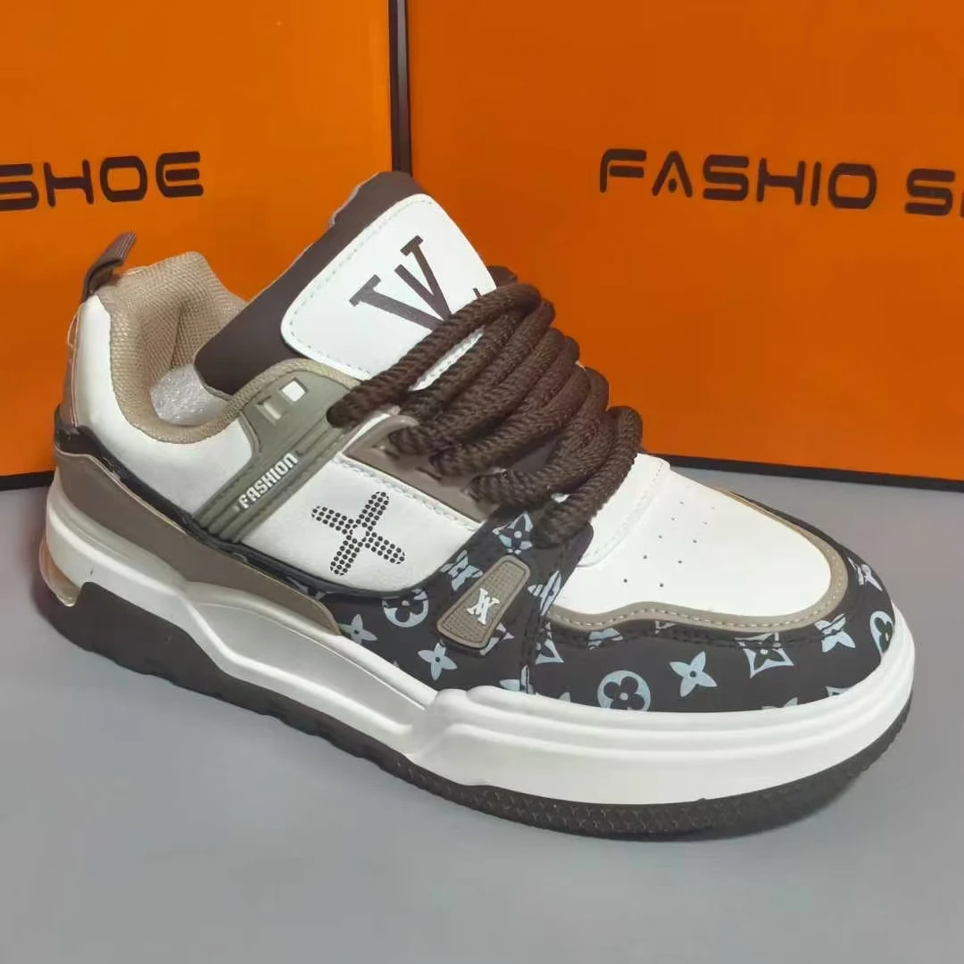 Nike LV Air Force 1 '07 - White/Black Leather Sneakers