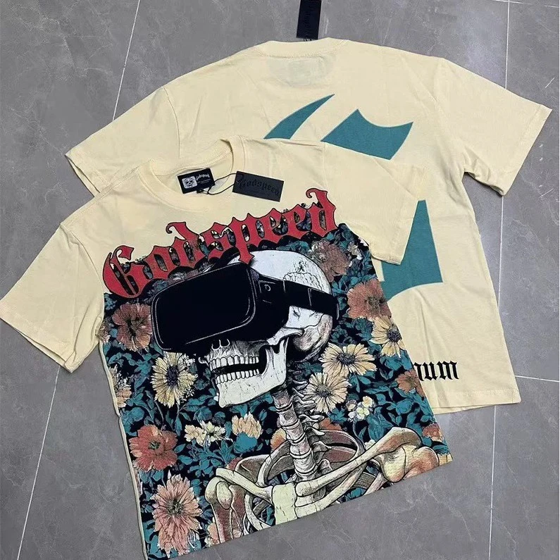 Men's Hell's Star Graphic T-Shirt - Cool Vintage Rock Band Style Tee