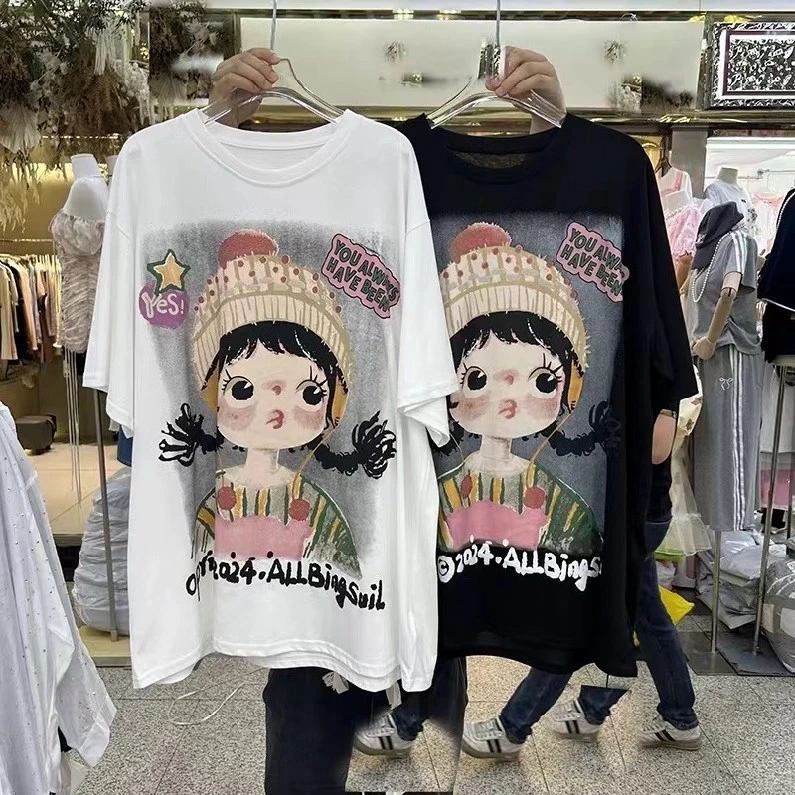 Women's Oversized Cotton T-Shirt - Comfy & Stylish Loose Fit Tee