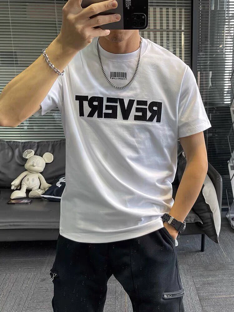 Men's Soft Pique Bead Cotton T-Shirt - Breathable & Casual Tee